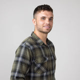 1897 Legends Plaid Flannel Shirt for Men in Olive