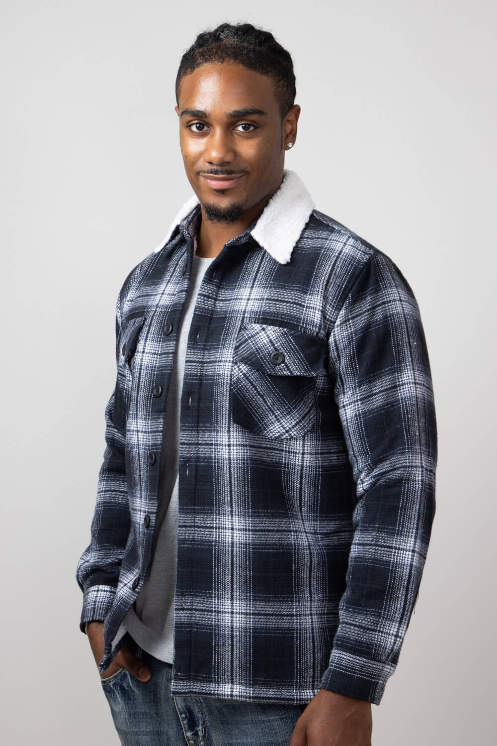 Plaid flannel jacket best sale