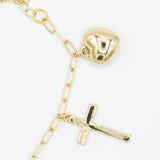 7 Charm bracelet in Gold