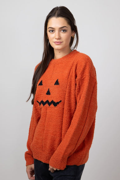 Pumpkin Sweater for Women in Orang