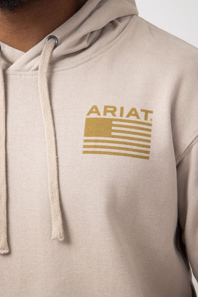 Ariat Camo Hex Hoodie for Men in Beige