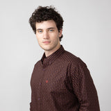 Ariat Seabrook Long Sleeve Shirt for Men in Brown