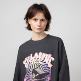 Billabong Ride in Oversized Sweatshirt for Women in Black