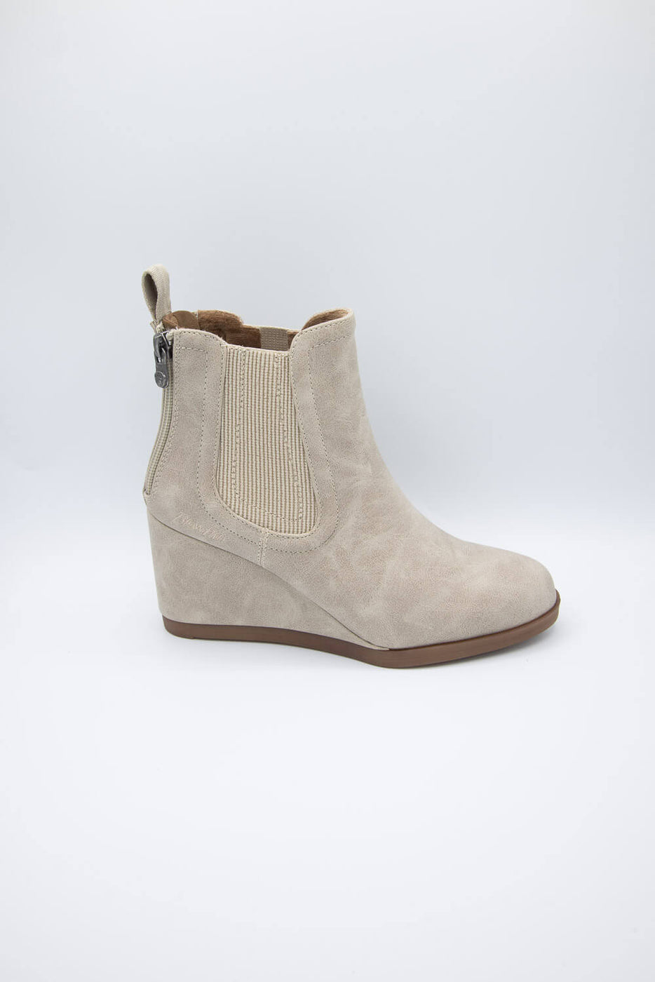 Blowfish Malibu Praline Wedge Booties for Women in Ivory | BF