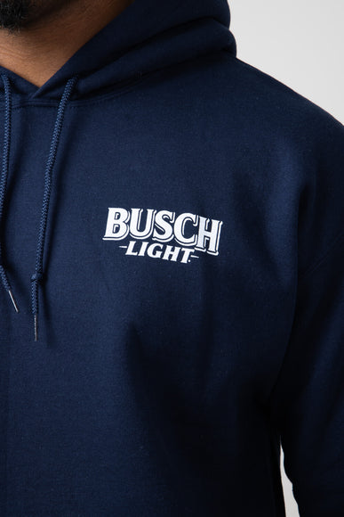 Busch Dog Cooler Hoodie for Men in Navy