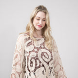 Crochet Top for Women in Natural