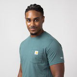 Carhartt Force Relaxed Fit Midweight Pocket T-Shirt for Men in Frosted Balsam