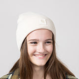 Carhartt Kids Tonal Patch Beanie in Malt