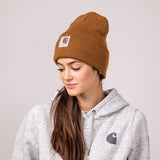 Carhartt Knit Satin Lined Beanies for Women in Brown