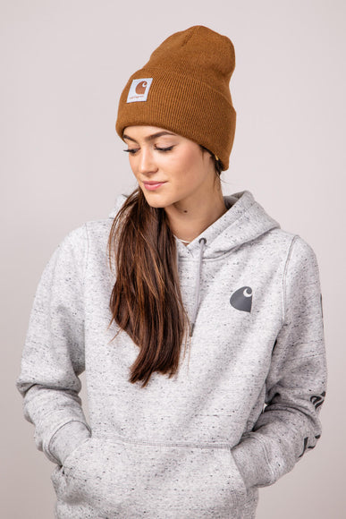 Carhartt Knit Satin Lined Beanies for Women in Brown