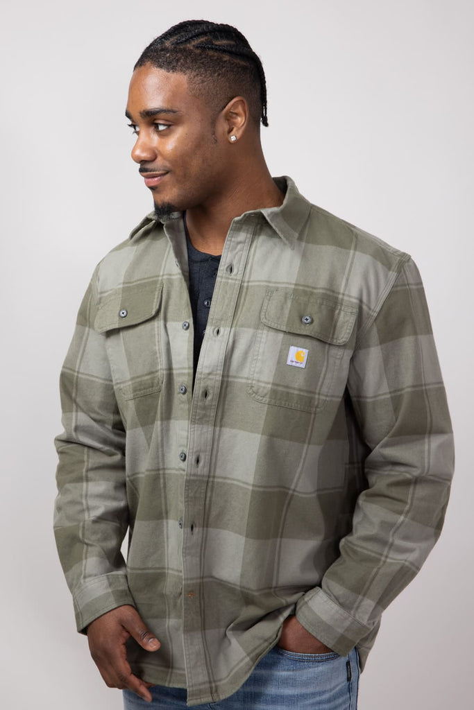 Vintage 90s Carhartt Button Up Flannel Long Sleeve selling