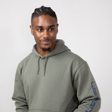 Carhartt Loose Fit Graphic Hoodie for Men in Dusty Olive