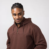 Carhartt Loose Fit Rain Defender Quarter Zip for Men in Mocha