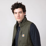 Carhartt Light Weight Insulated Vest for Men in Moss 