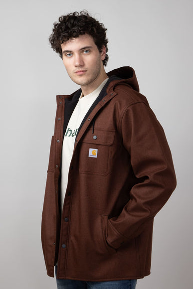 Carhartt Relaxed Fit Rain Defender Jacket for Men in Mocha