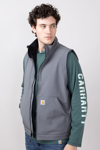 Carhartt Rain Defender Softshell Vest for Men in Steel