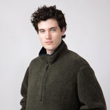 Carhartt Relaxed Fit Fleece Pullover for Men in Tarmac 