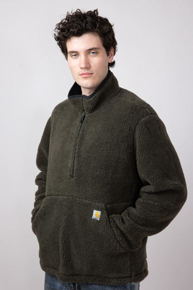 Carhartt Relaxed Fit Fleece Pullover for Men in Tarmac 