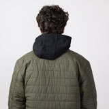 Carhartt Rain Defender Insulated Rain Jacket for Men in Moss