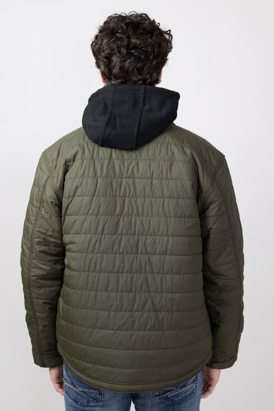 Carhartt Rain Defender Insulated Rain Jacket for Men in Moss