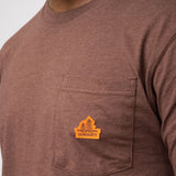 Carhartt Relaxed Fit Lightweight Pocket Tree T-Shirt for Men in Brown