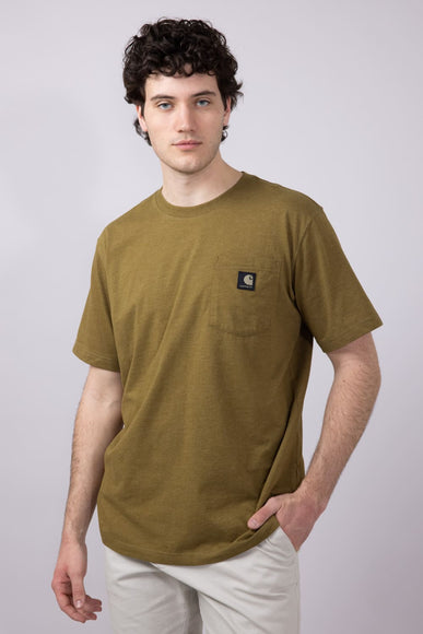 Carhartt Relaxed Fit Lightweight Camo Graphic T-Shirt for Men in Green