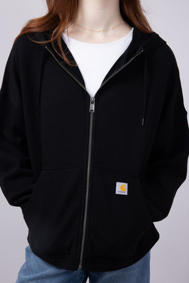 Carhartt Tencel Loose Fit Full Zip Jacket for Women in Black