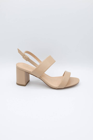 De Blossom Alba Strap Heels for Women in Nude