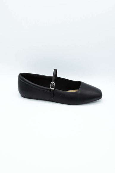 Soda Kiana Ballet Flats for Women in Black Flats for Women in Black