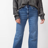 Hidden High Rise Cuffed Dad Jeans for Women