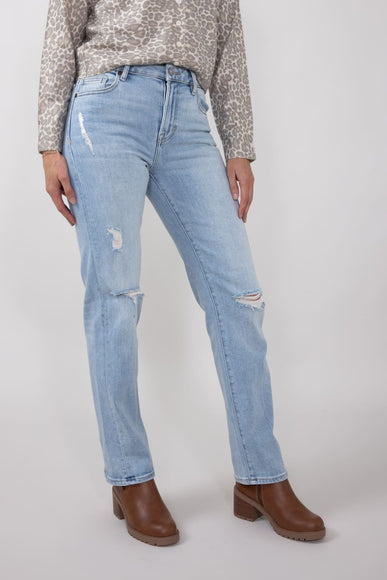 Hidden High Rise Ella Wide Straight Leg Jeans for Women