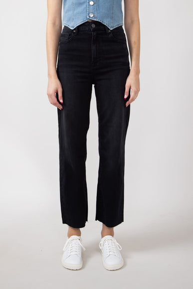 Hidden Tracey Wide Straight Jeans for Women in Black