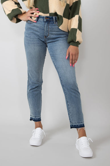 Judy Blue Mid Rise Boyfriend Jeans for Women