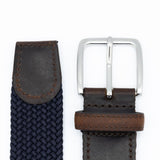 Stretch Elastic Belt for Men in Navy