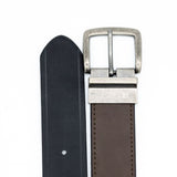 Leather Reversible Belt for Men in Brown/Black 