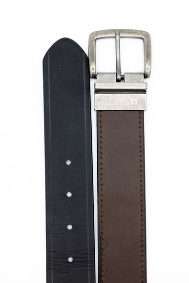 Leather Reversible Belt for Men in Brown/Black 