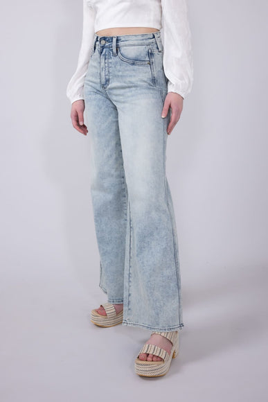 Judy Blue High Rise Retro Wide Leg Jeans for Women | 88867REG