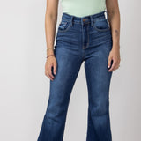 Judy Blue High Rise Wide Hem Flare Jeans for Women 