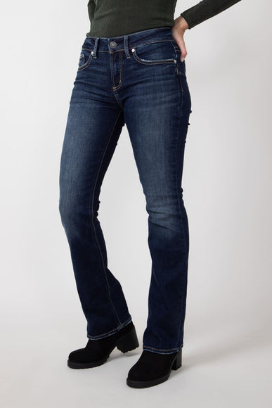 Silver Jeans Mid Rise Suki Slim Bootcut Jeans for Women