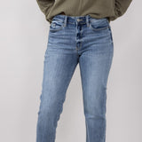 Judy Blue Mid Rise light Wash Boyfriend Jeans for Women