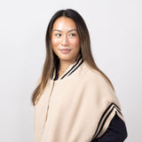 Sherpa Vest for Women in Camel 