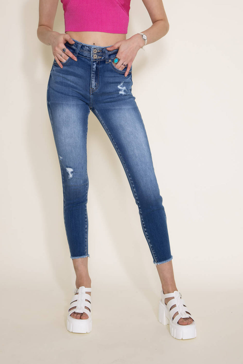 Ankle Skinny Jeans, Women's Ankle Skinny Jeans - Free Shipping