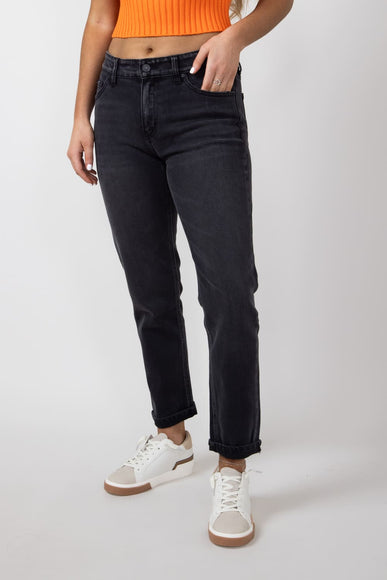 KanCan High Rise Slim Boyfriend Jeans in Grey for Women