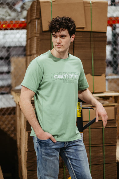 Carhartt Force Graphic T-Shirt for Men in Green