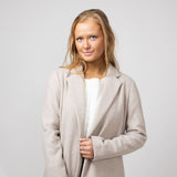 Love Tree Long Coat for Women in Oatmeal