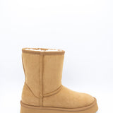 Beach by Matisse Mortiz Fur Top Booties for Women in Chestnut