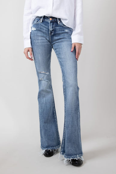 Mica Mid Rise Super Flare Jeans for Women