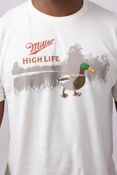 Miller Wildlife Duck T-Shirt for Men in Cream