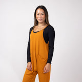  Outer Pocket Onesie for Women in Butterscotch 