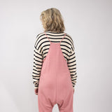 Outer Pocket Onesie for Women in Dark Blush